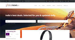 Desktop Screenshot of dealnews.in